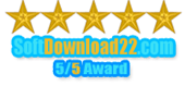 SoftDownload22 - 5 Star Award